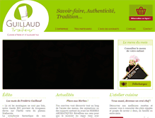 Tablet Screenshot of guillaud-traiteur.com